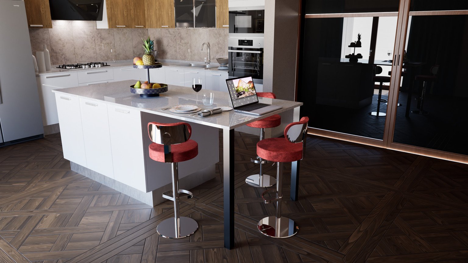 Cuisine de stock Aran Cucine disponible immédiatement à Dakar
